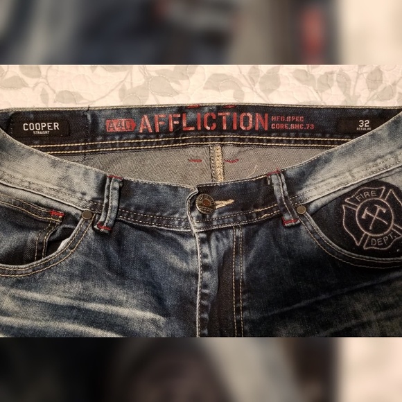 Men's Affliction jeans - Picture 3 of 4